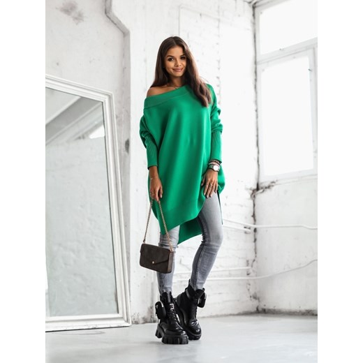 Sweter Onyx Zielony Lisa Mayo uniwesralny Lisa Mayo