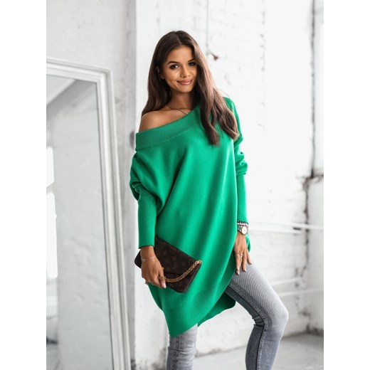 Sweter Onyx Zielony Lisa Mayo uniwesralny Lisa Mayo