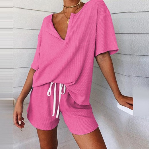 Klasyczna piżama damska - Różowy / S ze sklepu Valetta.pl w kategorii Piżamy damskie - zdjęcie 147290728