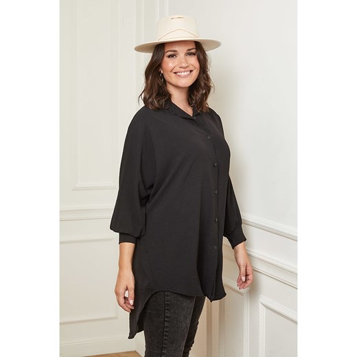 Koszula w kolorze czarnym Curvy Lady 44/46 wyprzedaż Limango Polska