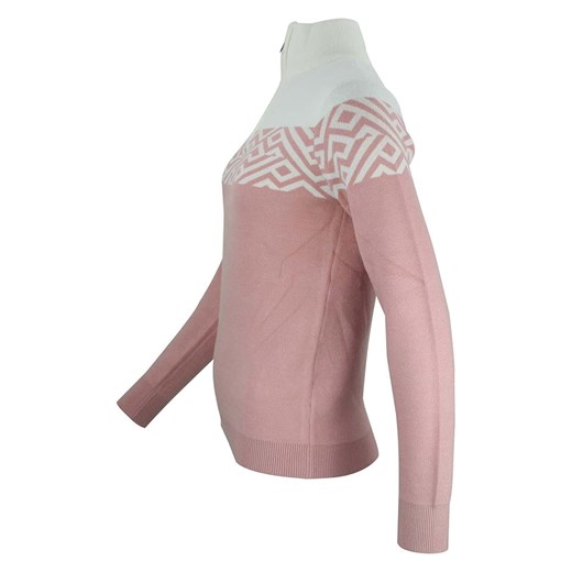 Sweter w kolorze jasnoróżowo-białym Peak Mountain S wyprzedaż Limango Polska