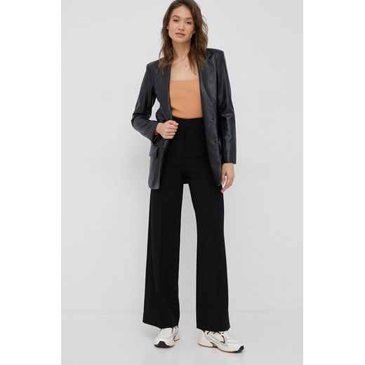 Calvin Klein sweter z domieszką wełny damski kolor pomarańczowy Calvin Klein S ANSWEAR.com