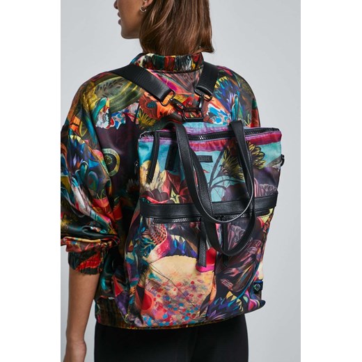 Torebka damska z funkcją plecaka by Olaf Hajek kolor multicolor Medicine ONE wearmedicine