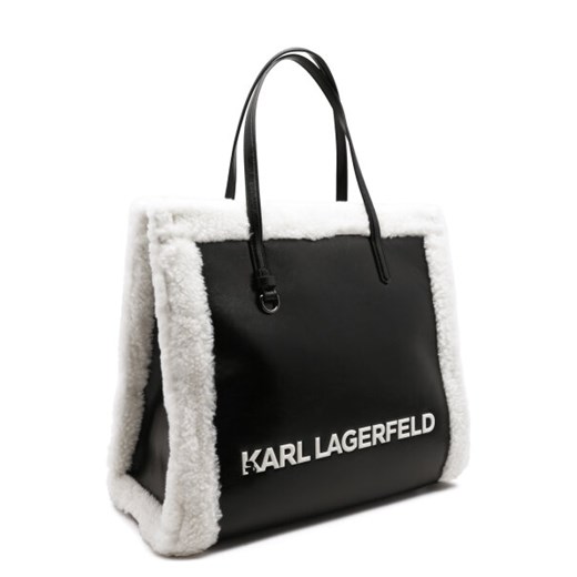 Karl Lagerfeld Shopperka Skuare Lg Tote Shearling Karl Lagerfeld Uniwersalny Gomez Fashion Store