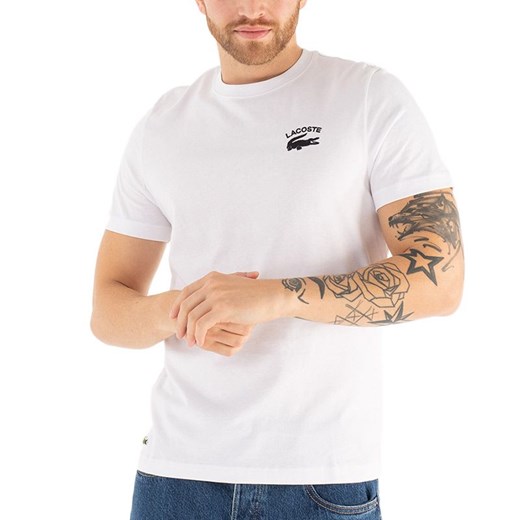 Koszulka Lacoste Regular Fit Cotton Jersey TH9665-001 - biała Lacoste M streetstyle24.pl