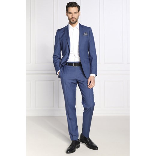 BOSS Wełniany garnitur H-Huge-2Pcs-224 | Slim Fit 54 Gomez Fashion Store