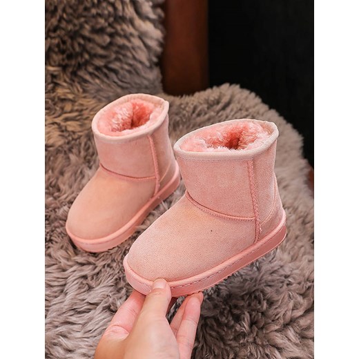 Botki w kolorze jasnoróżowym Rock & Joy 27 Limango Polska wyprzedaż