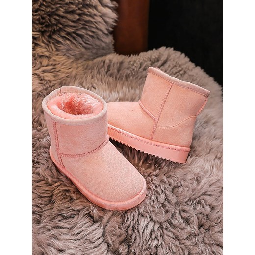 Botki w kolorze jasnoróżowym Rock & Joy 28 wyprzedaż Limango Polska