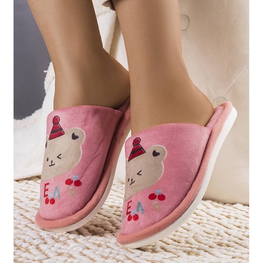 Kapcie damskie Bm w nadruki casual