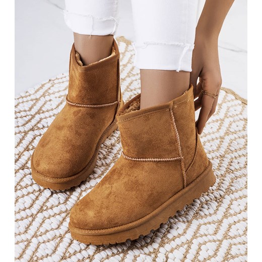 Brązowe śniegowce ocieplane Vago 41 gemre