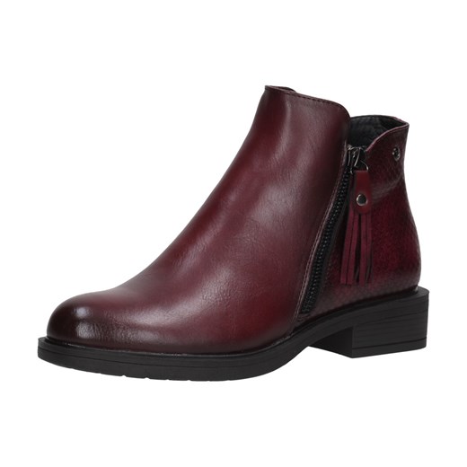 Bordowe botki damskie VINCEZA 10768 PU Vinceza 37 wyprzedaż suzana.pl