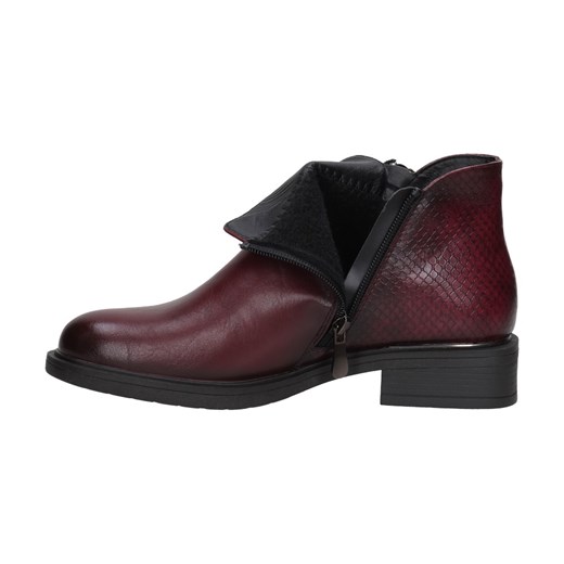 Bordowe botki damskie VINCEZA 10768 PU Vinceza 38 okazja suzana.pl