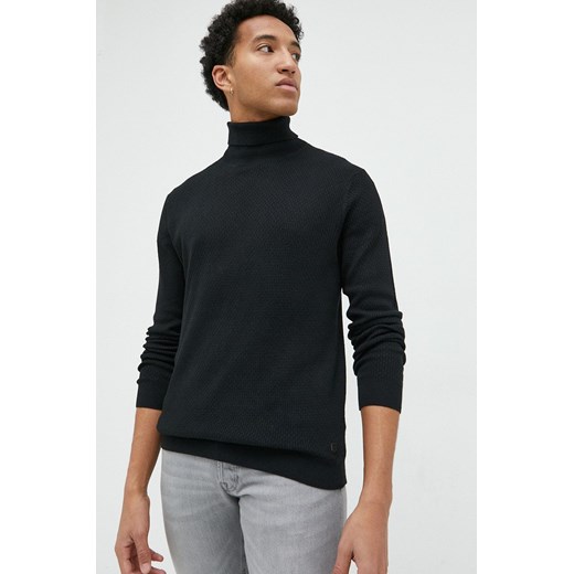 Premium by Jack&amp;Jones sweter Dallas męski kolor czarny lekki z golferm Premium By Jack&jones XXL ANSWEAR.com