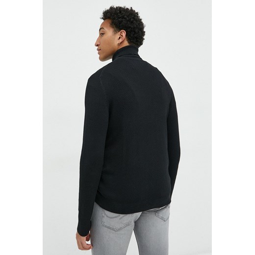 Premium by Jack&amp;Jones sweter Dallas męski kolor czarny lekki z golferm Premium By Jack&jones M ANSWEAR.com