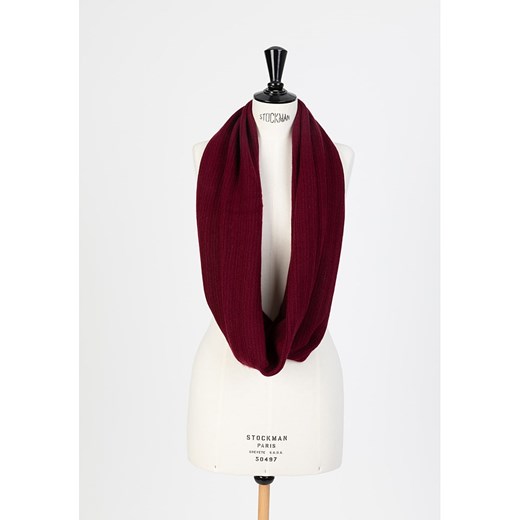 Kaszmirowy szal-koło "Clody" w kolorze bordowym - 65 x 40 cm Perfect Cashmere onesize okazja Limango Polska