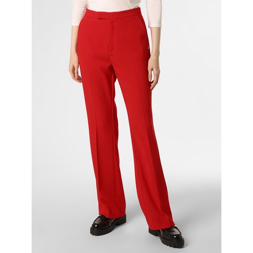 MAC Spodnie Kobiety czerwony jednolity ze sklepu vangraaf w kategorii Spodnie damskie - zdjęcie 147490346