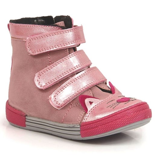 Kornecki buty zimowe dziecięce różowe 
