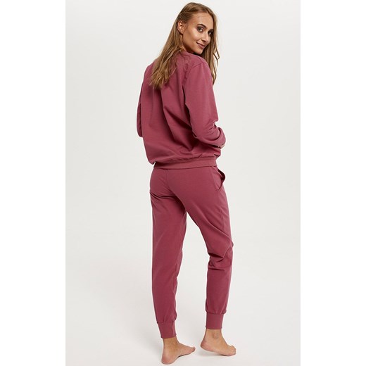 Komplet damski na długi rękaw i długie nogawki Panama, Kolor malinowy, Rozmiar 2XL, Italian Fashion ze sklepu Intymna w kategorii Dresy damskie - zdjęcie 147516367