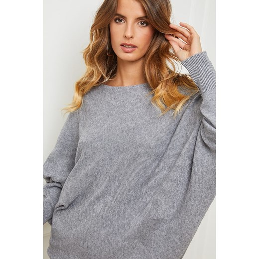 Sweter "Egale" w kolorze szarym So Cachemire M promocja Limango Polska