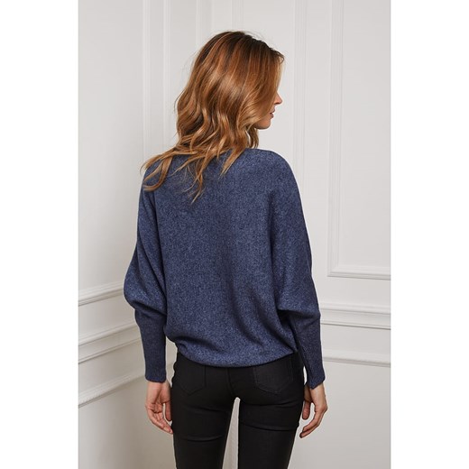 Sweter "Jackson" w kolorze granatowym Joséfine M wyprzedaż Limango Polska