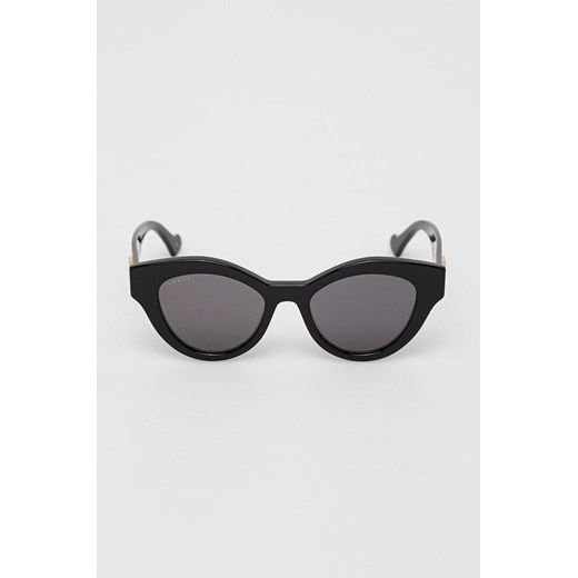 Gucci okulary przeciwsłoneczne damskie kolor czarny Gucci 51 ANSWEAR.com