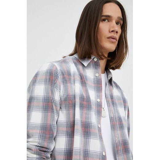 Wrangler koszula sztruksowa męska kolor biały regular z kołnierzykiem klasycznym Wrangler XXL promocyjna cena ANSWEAR.com