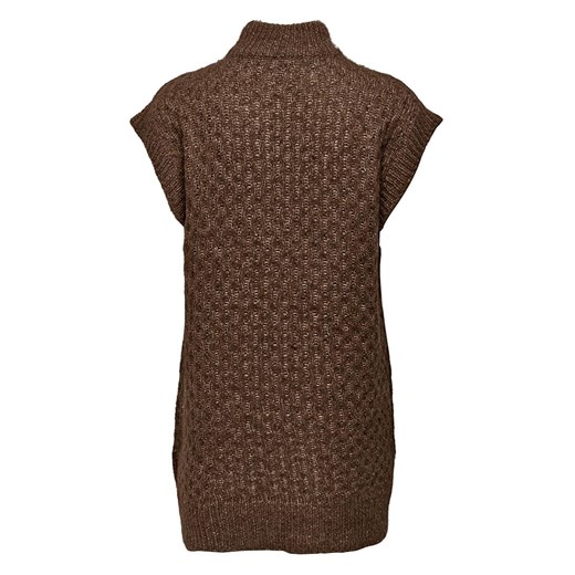 Bezrękawnik "New Chunky" w kolorze brązowym XS okazyjna cena Limango Polska