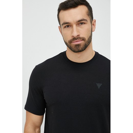 Guess t-shirt HEDLEY męski kolor czarny gładki Z2YI12 JR06K ze sklepu ANSWEAR.com w kategorii T-shirty męskie - zdjęcie 147596329