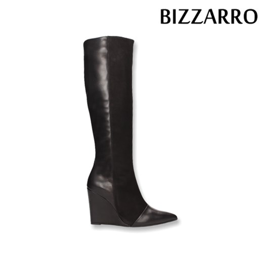 Kozaki Bizzarro Stifbut K-1616 obuwie-lizuraj-pl czarny
