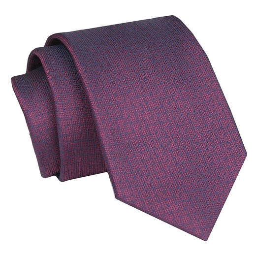 Krawat - ALTIES - Bordowo-Burgundowy KRALTS0870 ze sklepu JegoSzafa.pl w kategorii Krawaty - zdjęcie 147609595