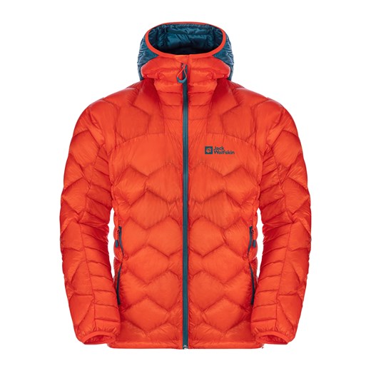 Kurtka skiturowa puchowa męska Jack Wolfskin Alpspitze Down Hoody pomarańczowa Jack Wolfskin okazja sportano.pl