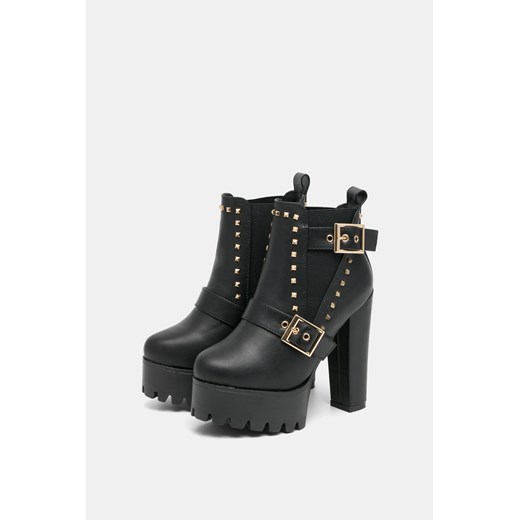 KOI FOOTWEAR Botki - Czarny - Kobieta - 8 UK(41) Koi Footwear 3 UK(36) wyprzedaż Halfprice