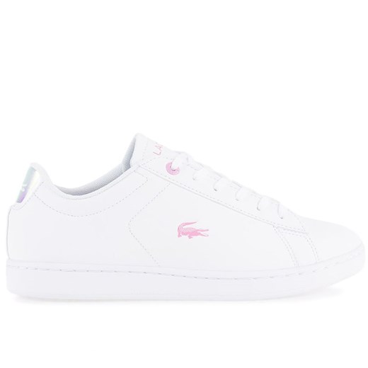 Buty Lacoste Carnaby Evo 744SUJ0016-21G - białe ze sklepu streetstyle24.pl w kategorii Trampki damskie - zdjęcie 147656919