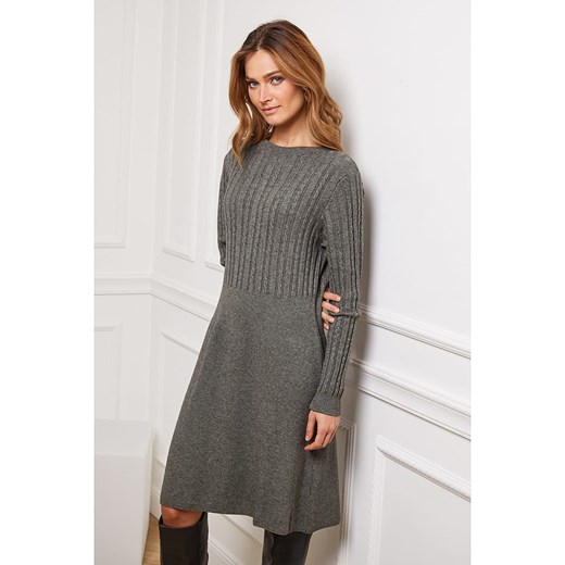 Sukienka "Fanola" w kolorze khaki Joséfine XL okazyjna cena Limango Polska