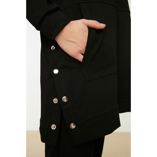 2-częściowy zestaw w kolorze czarnym - bluza, spodnie dresowe Trendyol L okazja Limango Polska