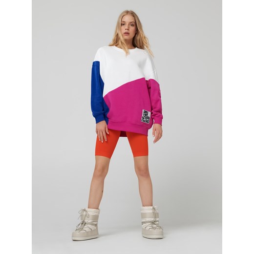Sinsay - Bluza oversize - Różowy Sinsay M Sinsay