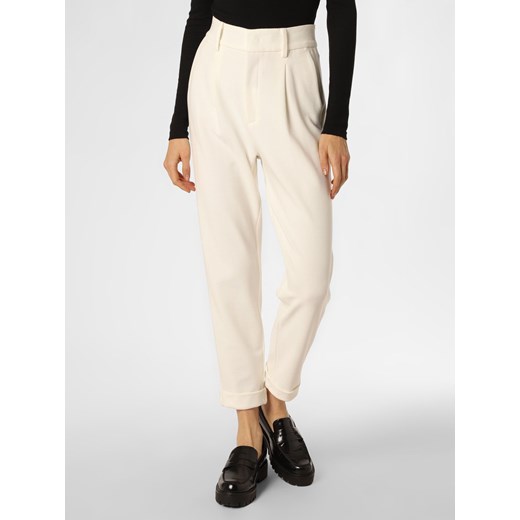 MAC Spodnie Kobiety écru jednolity ze sklepu vangraaf w kategorii Spodnie damskie - zdjęcie 147727439