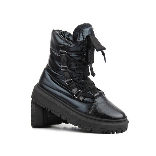 Śniegowce damskie, buty zimowe - VENEZIA 0790M0160B5, czarne ze sklepu ulubioneobuwie w kategorii Śniegowce damskie - zdjęcie 147760119