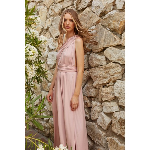 Sukienka infinity maxi Pink Prosecco S/M Naoko L/XL NAOKO okazja