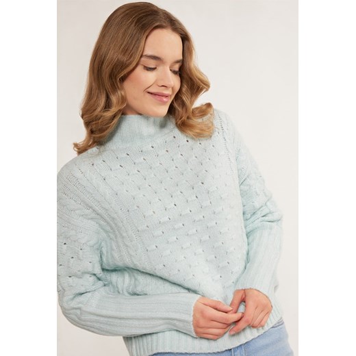 Prążkowany sweter damski L/XL okazyjna cena MONNARI