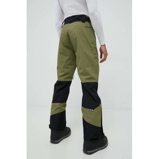 4F spodnie snowboardowe kolor zielony M ANSWEAR.com