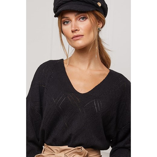 Sweter "Chola" w kolorze czarnym Joséfine S Limango Polska promocyjna cena