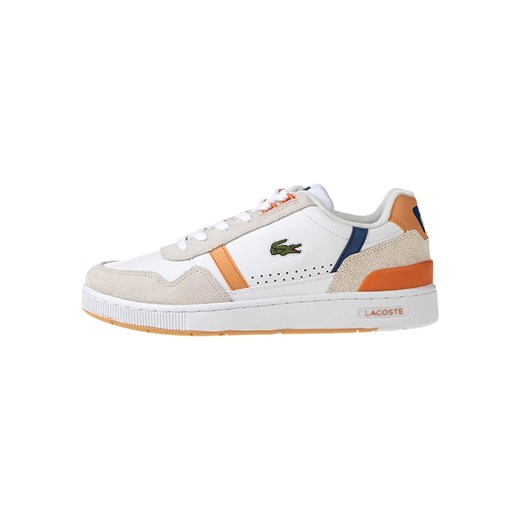Sneakersy "F-Clip" w kolorze biało-beżowo-pomarańczowym Lacoste 45 okazyjna cena Limango Polska