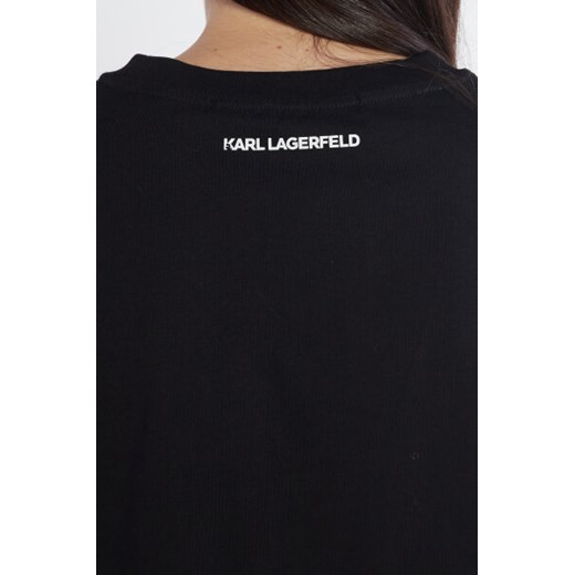 Karl Lagerfeld T-shirt Ikonik Square Monogram | Loose fit Karl Lagerfeld M promocyjna cena Gomez Fashion Store