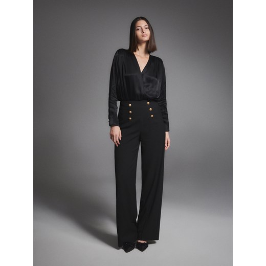 Reserved - Satynowe body - Czarny Reserved M Reserved
