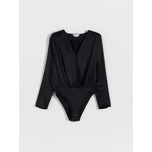 Reserved - Satynowe body - Czarny Reserved L Reserved