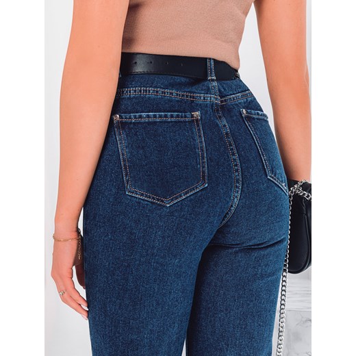 Spodnie damskie jeansowe 083PLR - ciemnoniebieskie Edoti.com 25 Edoti promocja