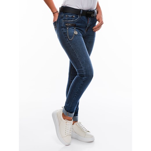 Spodnie damskie jeansowe 203PLR - niebieskie Edoti.com 27 Edoti