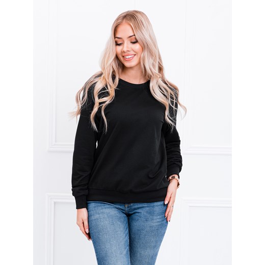 Bluza damska bez kaptura 040TLR - czarna Edoti.com M promocyjna cena Edoti