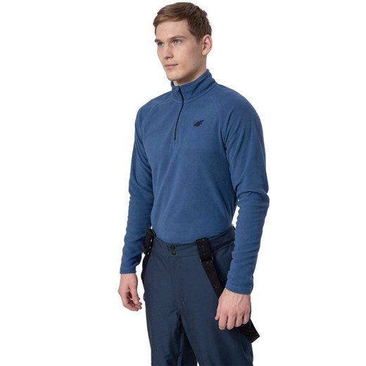 Bluza polarowa męska 4F denim H4Z22 BIMP010 32S S Galeria Sportowa